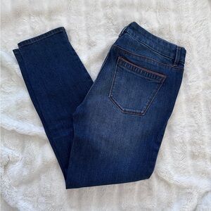 White House Black Market Dark Blue Skinny Jeans